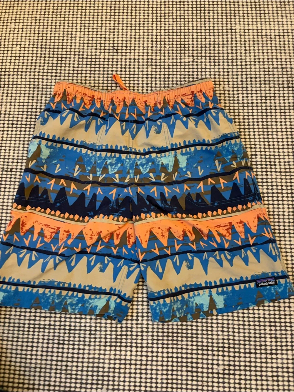 2 pairs Patagonia Boys XXL Swim Trunks. (Lot of 2)